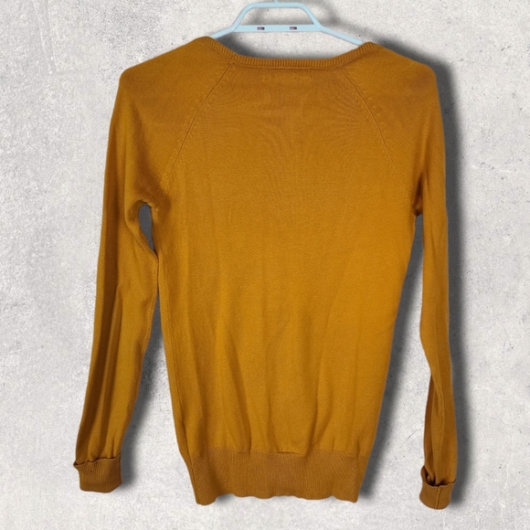 ZARA orange cardigan size Small - Picture 2 of 6